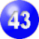 ボーナス数字：43